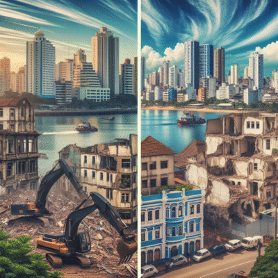 Demolição de Edifícios Conhecidos Transforma Conexão entre Itajaí e Balneário Camboriú