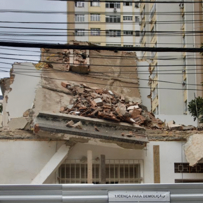 Tragédia em Niterói: Trabalhador sofre graves ferimentos em desabamento de obra ao ter as pernas esmagadas