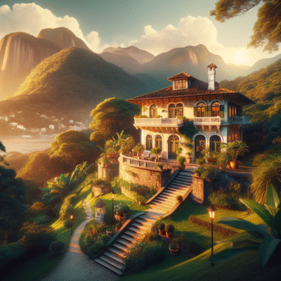 Descubra a Encantadora Casa de Gilda Midani na Serra do Rio em um Tour Exclusivo!