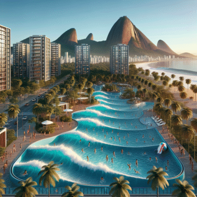 Rio de Janeiro ganha seu primeiro bairro planejado com emocionante piscina de ondas!