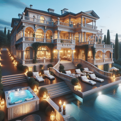 Luxuosa Residência com Spa: Descubra a Charmosa Decoração Italiana e Investimento de R$ 50 Milhões!