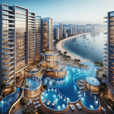 Explorando a Vida de Luxo em Balneário Camboriú: Apartamentos de R$ 25 Milhões com Piscinas Panorâmicas e Vista Incrível