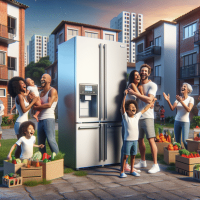 Novas Geladeiras Transformam a Vida das Famílias no Conjunto Habitacional Carmen Portinho, em Areal!