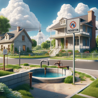 Nova Regra proíbe Poços Artesianos em Imóveis com Serviço de Água Potável